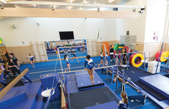 Gymnastics Studio in the Sky