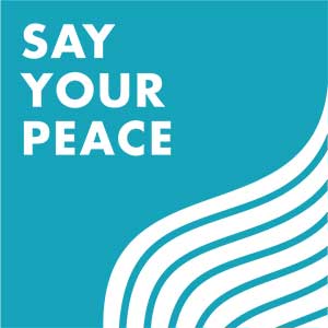 Say Your Peace logo