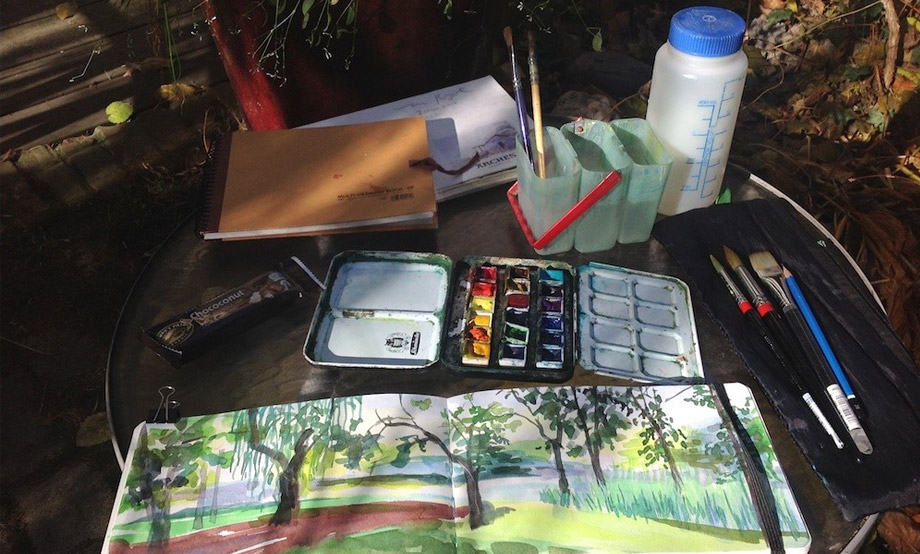 Watercolor Painting and Sketching for Travel