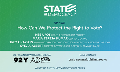 State of Democracy Summit: How Can We Protect the Right to Vote?
