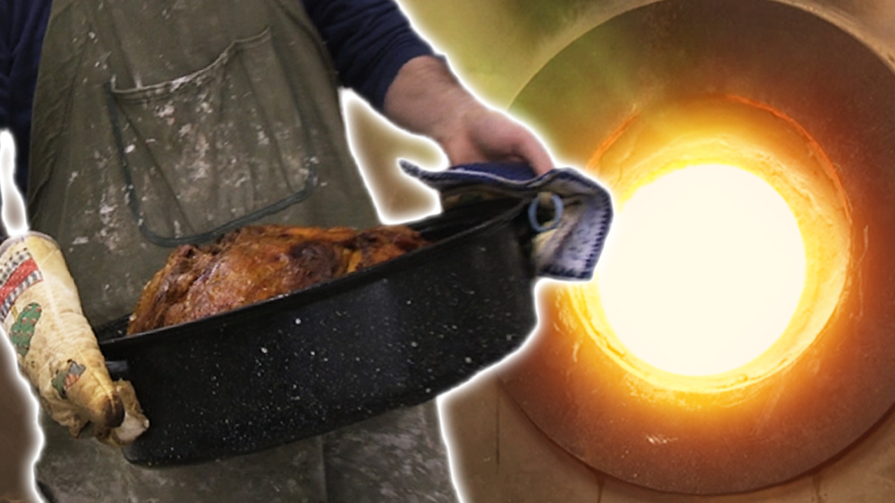 This is How You Cook a Turducken in a Kiln