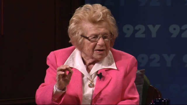 Dr. Ruth with Annette Insdorf on The Doctor Is In